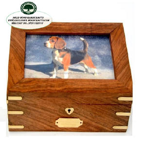 High Quality Wooden Cremation Urns <b>for</b> Cat and Dog <b>Ashes</b> Funeral Urn Wood Pet Urns Wooden <b>Box</b> Supplier - Product Image 1