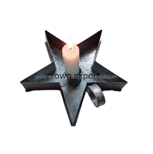 Candelabro galvanizado en forma de corazón para decoración del hogar y boda, candelabro con forma de t y soporte de pilar para decoración del hogar - Product Image 2