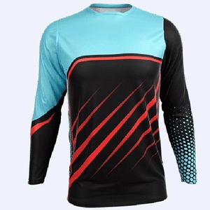 เสื้อใส่ได้ทั้งชายและหญิงไซส์ XL เสื้อกีฬามอเตอร์ครอสแขนยาวระบายอากาศได้ดีเสื้อแข่งมอเตอร์ไซค์เอทีวีชื่อทีม - Product Image 2