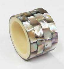 Soporte de nácar y anillo para servilletas, tamaño personalizado, mejor pieza y diseño para forma redonda en venta - Product Image 4