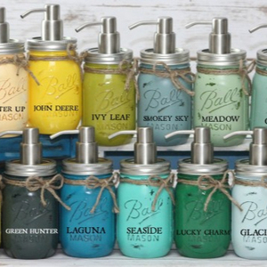 Many Colors Iron and <b>Glass</b> for Ball Mason Jar Soap Dispenser for Party Occasions - Product Image 1