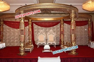 Mandap de Cristal para Bodas Indias, Último Diseño, Conjunto de Mandap de Cristal, Conjunto de Sillas para Mandap de Bodas Indias, Australia, Estados Unidos, Reino Unido, DST - Product Image 2