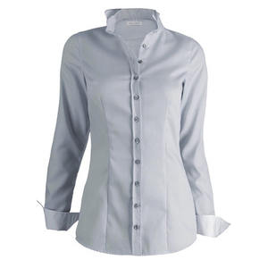Chemise à carreaux col montant pour femme, haut tendance de haute qualité, vêtement décontracté à manches longues, nouvelle collection 2020, du Bangladesh - Product Image 1