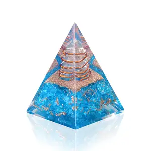 Бирюзовый агат, купить из новой звезды, драгоценный камень, фэн-шуй, высокое качество, деловой подарок, пирамиды любви