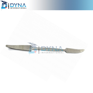 Lima de doble filo Putti de 27 cm, redonda y curvada, instrumento quirúrgico de acero inoxidable reutilizable, certificado CE ISO Clase I - Product Image 2