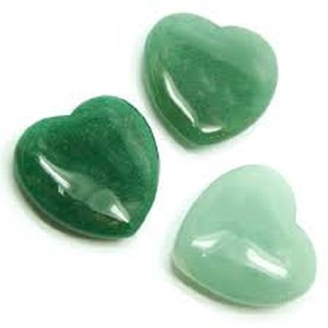 Piedra en forma de corazón de ágata de corazón hinchado de Aventurina verde Natural de alta calidad - Product Image 4