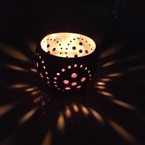 Portavelas de candelita de coco ecológico hecho a mano de Vietnam cuencos de concha artística para decoración del hogar regalos del Día de San Valentín - Product Image 5