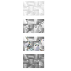 300x450mm กระเบื้องผนังเคลือบกลางแจ้งดีไซน์หกเหลี่ยมหลากสี - Product Image 2