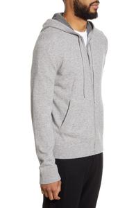 Sudadera con capucha de alta calidad para hombre, prenda deportiva de algodón 100% con logotipo personalizado, color gris, nueva tecnología, venta al por mayor - Product Image 2