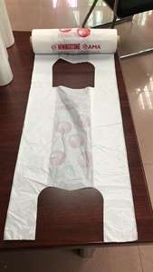 LDPE competitive price high quality <b>clear</b> printed t shirt <b>bag</b> on roll -Hanoi Plastic <b>bag</b> - Product Image 2