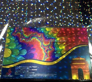 Película de poliéster metalizada holográfica, india, EE. UU.