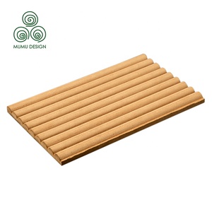 MUMU Line TV Wall Stand Texture ondulato scanalato stile moderno griglia produttore pannello <span class=keywords><strong>MDF</strong></span> laccato - Product Image 5