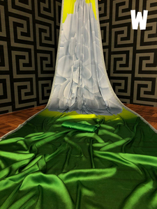 Indien Katan Saree dernier concepteur fête porter mariage dames femmes porter Georgette soie broderie travail Sari avec Blouse ethnique - Product Image 2