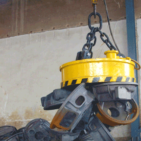 Électro-aimants de ferraille de nouvel état de poussoir magnétique télécommandé circulaire pour le fer pour les industries de la construction - Product Image 4