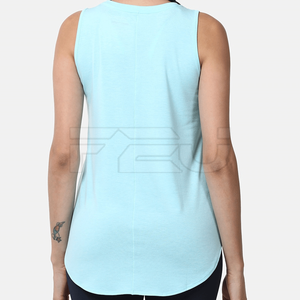 New Arrival Ladies Workout Sports Running Tank Top Custom Printed Embroidery Plus Size Casual Sportswear with Beading for Summer - Product Image 5