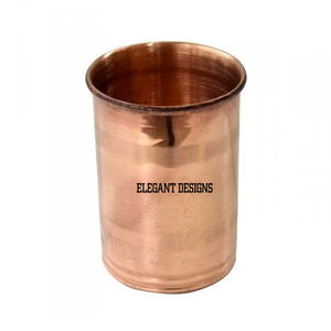 Prix de gros Verre en cuivre rustique fabriqué à la main Verre en cuivre de taille moyenne directement de l'usine Verre en cuivre très vendu - Product Image 4