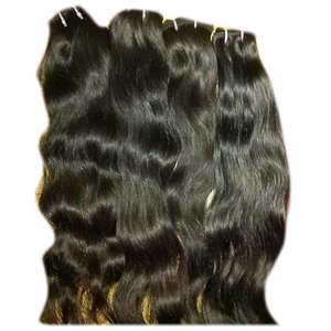 Extension de cheveux humains indiens, maquillage remy, tissage de cheveux humains, bruts, vierges et soyeux, cuticules alignées - Product Image 2