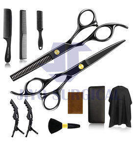 Ciseaux à cheveux professionnels-ciseaux de coupe de cheveux professionnels-longueur totale de 6.5 pouces-ciseaux de barbier à bord de rasoir pour homme - Product Image 4