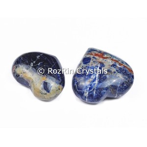 โซดาไลต์รูปหัวใจคุณภาพสูง - Product Image 1
