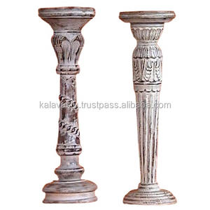 Custom Designed Wooden Pillar <b>Candle</b> <b>Holder</b> Unique <b>Other</b> <b>Candle</b> <b>Holders</b> <b>Lanterns</b> & <b>Candle</b> <b>Jars</b> - Product Image 2