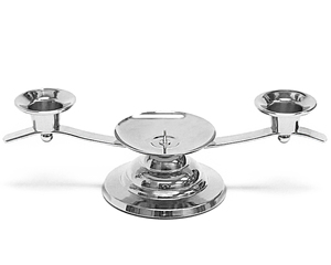 เชิงเทียนตกแต่งสำหรับงานแต่งงานเชิงเทียนโลหะยืน - Product Image 1