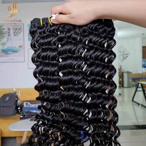 Cheveux vierges vietnamiens Super Double Drawn Deep Wave, excellent nouveau style, fermeture et mèches de cheveux humains, prix de gros de Virgin Hair Vi - Product Image 4