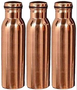 Bouteille d'eau en cuivre 100% pur et fait à la main, fabricant, avec logo personnalisé, bouteille de Yoga, étanche, 1l, livraison gratuite - Product Image 5