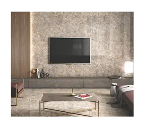 Earthy Golden Grey Polished Finish 100% Ceramic Floor Tiles polished tiles porcelain floor wall tiles