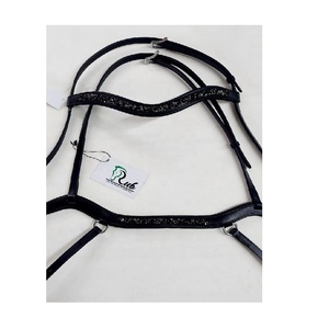 Fajas de cuero islandesa, negro, cristal de roca, plata, negro, FROB internacional - Product Image 3