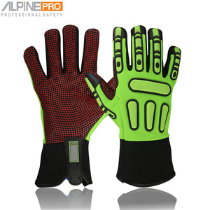 Gants de travail antidérapants en TPR personnalisés pour mécanicien Gants de sécurité avec fonction anti-impact en cuir synthétique pour outils à main - Product Image 6