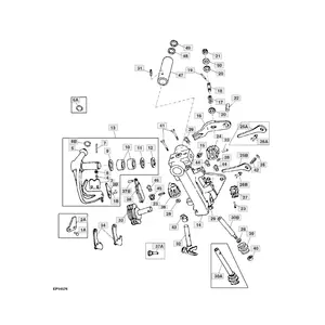 Parça JD john deere traktör, knotter parça numarası AE58928