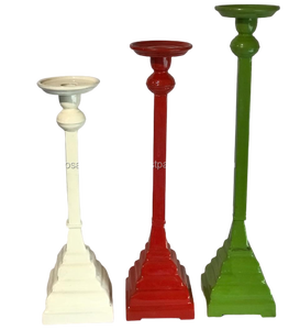 คุณภาพสูงโลหะสีน้ำตาลCANDLWเสาออกแบบใหม่เทียนตกแต่งบ้านเทียนสำหรับตกแต่งโต๊ะ - Product Image 6