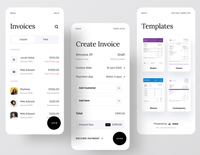 Meilleure conception d'application de gestion de facturation et de facturation Office | Application de comptabilité Android avec prise en charge 24/7 et faible coût
