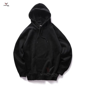 Sweat à capuche en maille brodée unie de haute qualité pour homme, mélange polyester/coton, streetwear, vêtements durables - Product Image 4