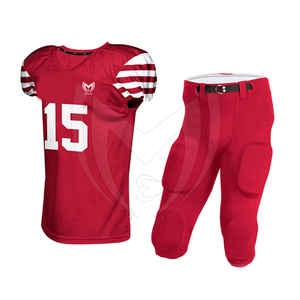 Uniforme de football américain personnalisé, respirant, grande taille, unisexe, prix bas, personnalisable, antibactérien, anti-UV, séchage rapide, sport - Product Image 2