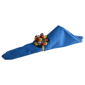 Napkin Ring Tableware Multiple Colored Beads <b>Cloth</b> Holder Indoor Decor Hotel and Wedding Design Napkin Ring - Product Image 3