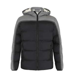 Chaqueta acolchada de plumón para hombre, Abrigo acolchado resistente al agua, prendas de vestir de invierno, talla grande - Product Image 1