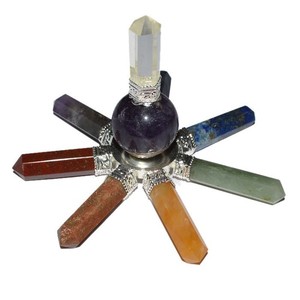 Obtenga generador de puntos de Chakra con bola de amatista | compra generador de puntos de Chakra con bola de amatista artículos metafísicos curativos - Product Image 1
