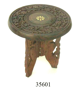 Table d'angle de salon en bois sculpté, mobilier en bois, style Antique, offre spéciale - Product Image 3