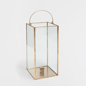 Tlt Collection Iron Framed Handmade Hexagonal <b>Lantern</b> in <b>Small</b> Size for Home Decor - Product Image 1