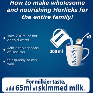 HORLICKS EN POLVO 400G (BOLSA) Directo de Fábrica al por Mayor - Product Image 4