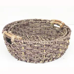 New design natural Storage Basket Sea grass from Viet Nam
