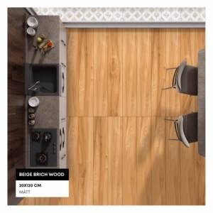 Carreaux de porcelaine en bois de qualité supérieure 200x1200mm pour maison de luxe. - Product Image 1