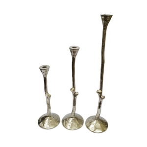 Bougeoir en métal au Design moderne avec métal en Aluminium et bougeoir de finition peint à la main - Product Image 1