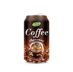 Caffè istantaneo nero aromatico 330ml lattina corta | Cappuccino Latte al cioccolato e frutta aromatici | Azienda di bevande WANA Vietnam - Product Image 2
