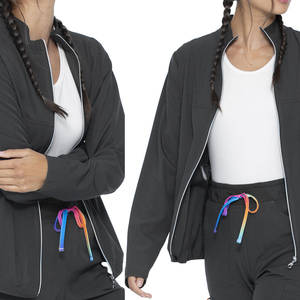 บริการ OEM ผลิตเสื้อแจ็คเก็ตผู้หญิงแบบใหม่ทันสมัยตามสั่ง ทำจากไมโครโพลีเอสเตอร์ ตามความต้องการและความต้องการของลูกค้า - Product Image 6