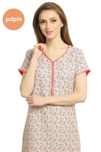 Camisón de algodón para mujer - Product Image 2