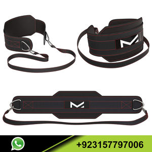 เข็มขัดไนล่อน Dip น้ำหนักเข็มขัดพร้อมสายโซ่ไนล่อนสำหรับยกน้ำหนักเหมาะสำหรับการดึงน้ำหนักถ่วงน้ำหนัก Dips โลโก้ที่กำหนดเองเข็มขัดจุ่ม - Product Image 3