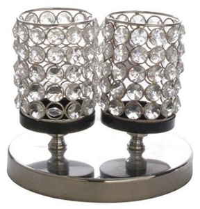 Portavelas de Metal de cristal de alta calidad hecho a mano nuevo diseño elegante Venta caliente tarro de vela personalizado en portavelas de color - Product Image 1