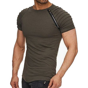 Oem personnalisé De Haute Qualité 210gsm 100% coton t-shirts pour hommes personnalisé T-shirt - Product Image 5